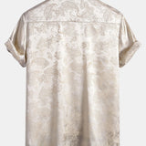 Paisley Print Satin Shirt