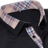 Plaid Panel Button Up Shirt