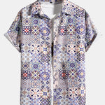 Moroccan Tile Print Shirt