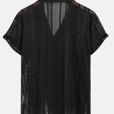 Mesh Textured Shirt