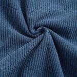Relax Fit Two Tone Corduroy Hooded Shirt