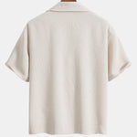 Short Sleeve Corduroy Boxy Shirt & Corduroy Shorts Set