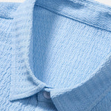 Textured Button Up Shirt
