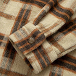 Relax Fit Heavy Weight Flannel Plaid Hooded Shirt