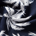 Palm Tree Print Shirt & Swim Shorts Set