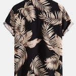 Tropical Print Shirt & Swim Shorts Set