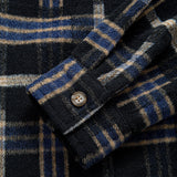 Relax Fit Heavy Weight Flannel Plaid Hooded Shirt