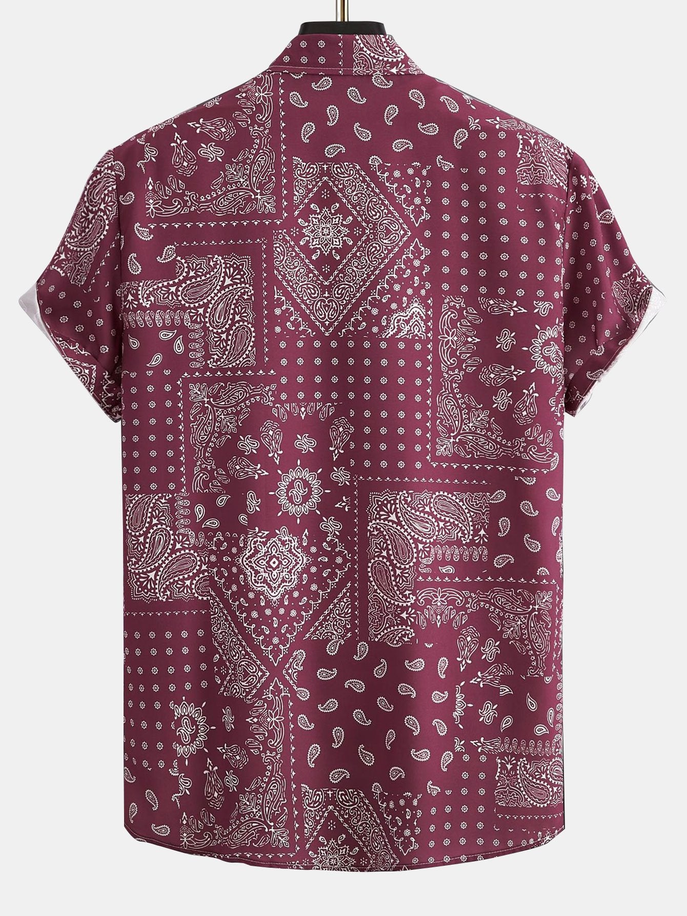 Paisley Print Button Up Shirt