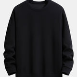 Basic Relax Fit Crew Neck Sweatshirt & Jogging Pants Set