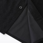 Plaid Corduroy Panel Shirt