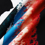 Colorful Brushstroke Print Button Up Shirt