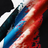 Colorful Brushstroke Print Button Up Shirt