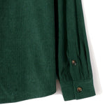 Long Sleeve Button Up Corduroy Shirt