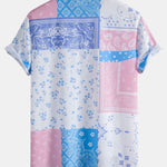 Paisley Floral Print Shirt & Swim Shorts Set