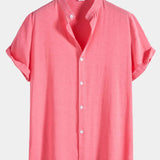 Stand Collar Shirts #This Item Will Shrink After Washing, So We