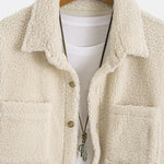 Teddy Fleece Button Up Shirt