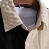 Two Tone Corduroy Shirt