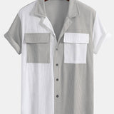 Two Tone Cuban Corduroy Shirt