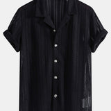 Textured Cuban Shirt