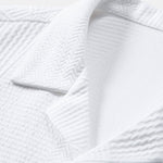Short Sleeve Geometry Textured Cuban Shirt & Shorts Set