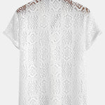 Floral Lace Cuban Shirt