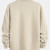 Teddy Fleece Button Up Shirt