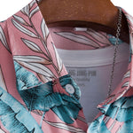 Viscose Tropical Print Shirt & Short Length Swim Shorts Set