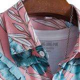Viscose Tropical Print Shirt & Short Length Swim Shorts Set