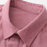 Plaid Corduroy Patchwork Shirt