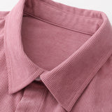 Plaid Corduroy Patchwork Shirt
