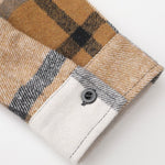 Plaid Corduroy Patchwork Shirt