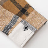 Plaid Corduroy Patchwork Shirt