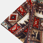 Aztec Patch Print Shirt