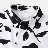 Floral Print Shirt & Swim Shorts Set