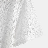 Floral Lace Cuban Shirt