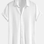 Textured Button Up Shirt