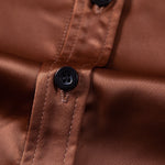 Satin Button Up Shirt