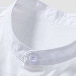 Linen Cotton Stand Collar Shirt