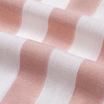 Striped Cuban Collar Shirt & Swim Shorts Set