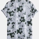 Floral Print Shirt & Swim Short Set