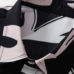 Abstract Print Shirt & Swim Shorts Set