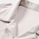 Short Sleeve Corduroy Cuban Shirt