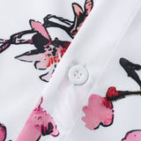 Floral Print Shirt & Swim Shorts Set