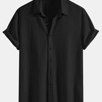 Textured Button Up Shirt
