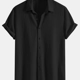 Textured Button Up Shirt