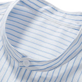 Striped Stand Collar Shirt