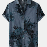 Ink Floral Print Shirt