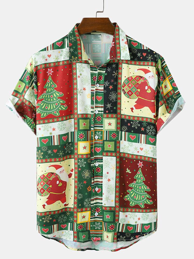 Short Sleeve Christmas Shirt