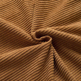Relax Fit Colorblock Corduroy Hooded Shirt