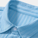 Stripe Jacquard Button Up Shirt